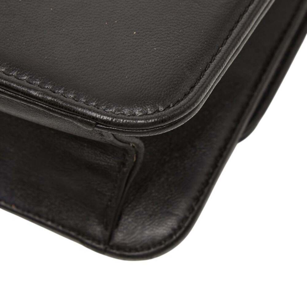 CHRISTIAN DIOR Black Leather Shoulder Bag - Picture 6 of 12